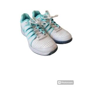Nike Vapor Court Running Shoes Size 10 Light Blue/White 631713-104